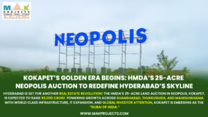 Top 5 Luxury Villa Projects In Hyderabad | Mak – Btr Villas Leads The List 6 Hmda To Auction 25 Acres Of Land In Neopolis, Kokapet Hyderabad, Boosting Real Estate Growth Across Shamshabad, Thukkuguda, And Maheshwaram With ₹3,000 Crore Investment.