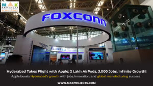 Foxconn Hyderabad facility expansion — Apple boosts AirPods production creating 3,000 jobs and driving Hyderabad’s industrial growth. Foxconn Hyderabad expansion, 2 lakh AirPods per month,